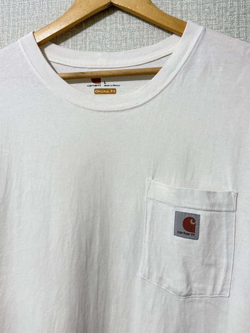 ✅Carharrt K87 (Category: Tshirts & Polo Shirts ) located in Dumaguete. Submitted by good_stuff_dgte (Listing ID 1456841633, Image 3). Description: ✅Carharrt K87 -₱750 -Size large on tag but fits xl (24.5x30.5) -Color rate 9.8/10 -Issue: very light yellow stain only (not visible when worn).