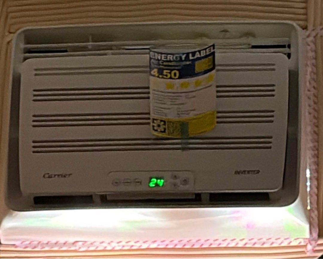 Carrier Window Type Aircon with Inverter (Category: Air Conditioning and Heating) located in Manila. Submitted by arci9307 (Listing ID 1456914903, Image 1). Description: 🔥 RUSH SALE — CARRIER 1.0HP AIRCON | ₱24,500 🔥 Barely used — only around 1 month! ✨ • Purchased May 2, 2026 • Still under warranty • No issues, working perfectly • Clean & well-maintained • Great for cooling + dehumidifying • Original receipt included • Original price ₱29,212.5