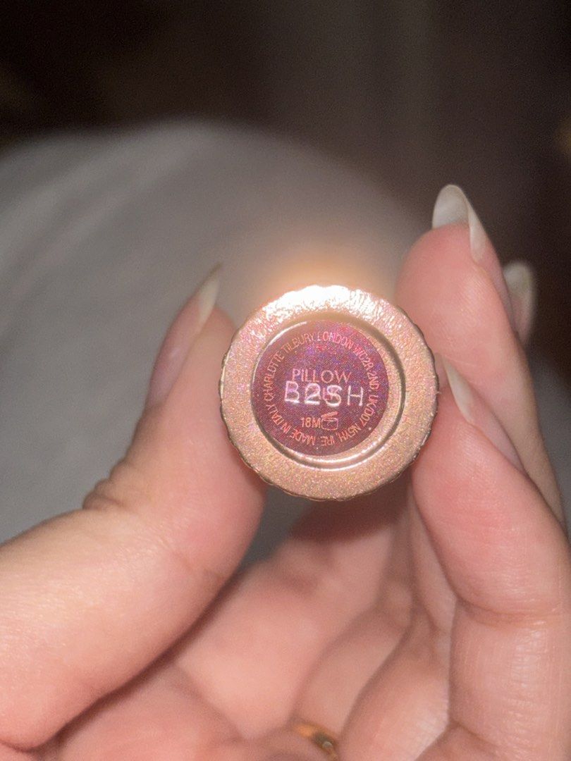 Charlotte Tilbury Pillow Talk Lipstick (Category: Makeup) located in Quezon City. Submitted by jesclle (Listing ID 1456942692, Image 3). Description: - Charlotte Tilbury Matte Revolution Lipstick - Shade: Pillow Talk (popular nude-pink) - Finish: Creamy matte - Versatile: Suits many skin tones - Perfect for: Everyday wear or a night out.