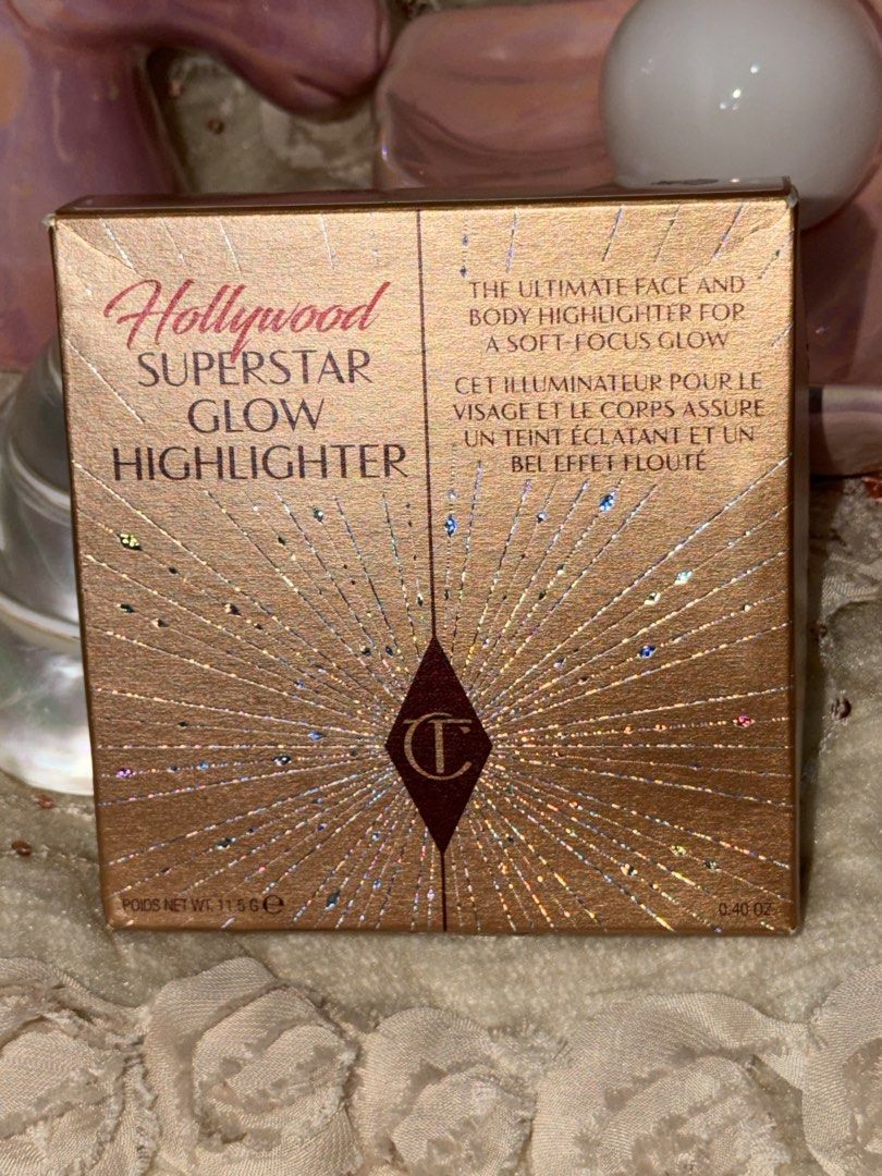 Charlotte Tilbury Superstar Glow Highlighter (Category: Makeup) located in Quezon City. Submitted by rhai_decluttering (Listing ID 1456895238, Image 3). Description: Charlotte Tilbury Superstar Glow Highlighter.