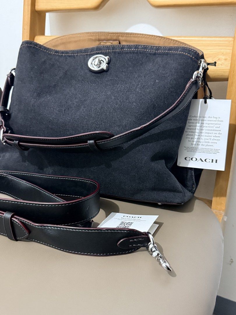 Coach willow denim (Category: Luxury Bags & Wallets) located in Manila. Submitted by prelovedbyramiah (Listing ID 1456919666, Image 3). Description: authentic,with tag.