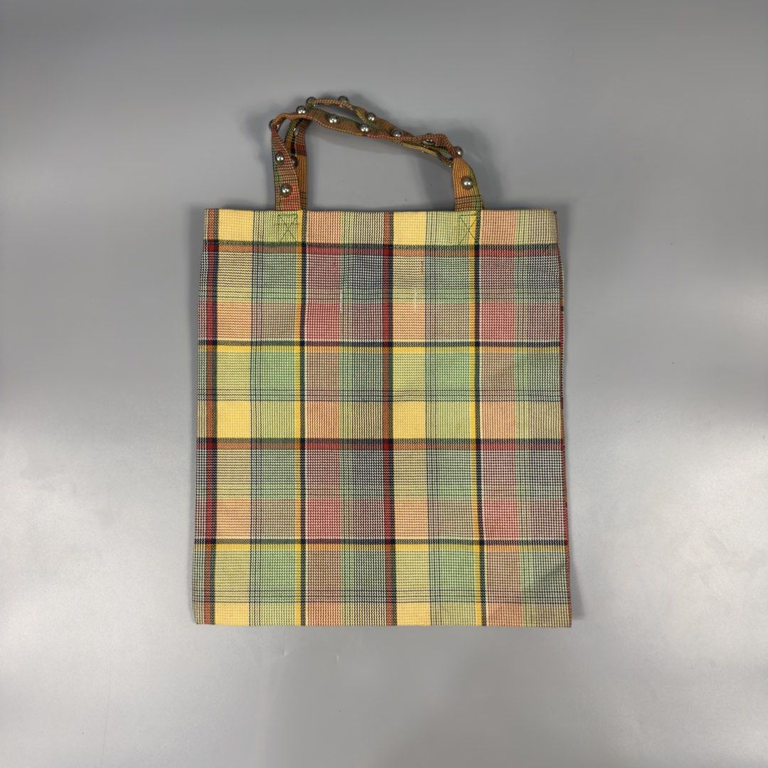 Comme Des Garcons - Junya Watanabe - SS03 Studded Tote Bag (Category: Tote Bags) located in Dasmarinas. Submitted by F_A_Q (Listing ID 1456935659, Image 2). Description: ONE SIZE - 13 In. Width - 15 In. Length 9/10 Overall usage No issue .