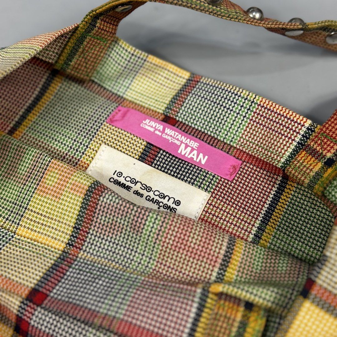 Comme Des Garcons - Junya Watanabe - SS03 Studded Tote Bag (Category: Tote Bags) located in Dasmarinas. Submitted by F_A_Q (Listing ID 1456935659, Image 3). Description: ONE SIZE - 13 In. Width - 15 In. Length 9/10 Overall usage No issue .