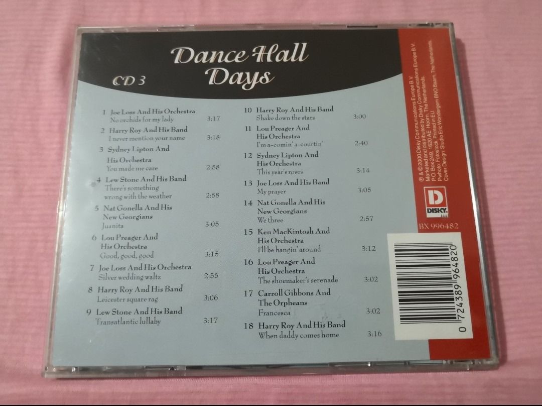 Dance Hall Days CD3 CD (unsealed EU NM-M condition) (Category: CDs & DVDs) located in Dangcagan. Submitted by cd_haven5 (Listing ID 1456824687, Image 2). Description: #FORSALE #FORSALE #FORSALE #Authentic #Legit #Original We only sell original items. All items posted are on hand. Please message me for availability of the item/s because the items are also posted on my other online stores. All items are imported unless stated PH. We also accept Pre