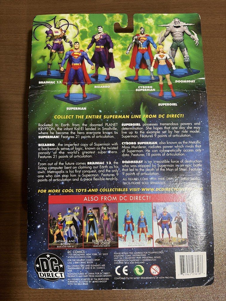 DC Direct Superman (Category: Figurines & Statues) located in Quezon City. Submitted by ehj1225 (Listing ID 1456800838, Image 2). Description: Dc Direct Superman. Never been opened. What you see is what you get. Slightly Negotiable..