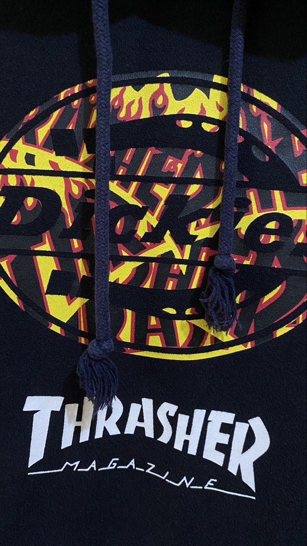 Dickies X Thrasher (Category: Coats, Jackets and Outerwear) located in Tacurong. Submitted by styledtwice1999 (Listing ID 1456841989, Image 2). Description: 🔥 RARE AUTHENTIC DICKIES X THRASHER HOODIE 🔥 ✨ Condition:Pristine / Like-New condition.No stains, no rips, and absolutely zero fading.The front graphic is flawless with no cracking or peeling.The inner tag details and drawstrings are perfectly intact. A TRUE COLLECTOR’S HOLY GRAIL.