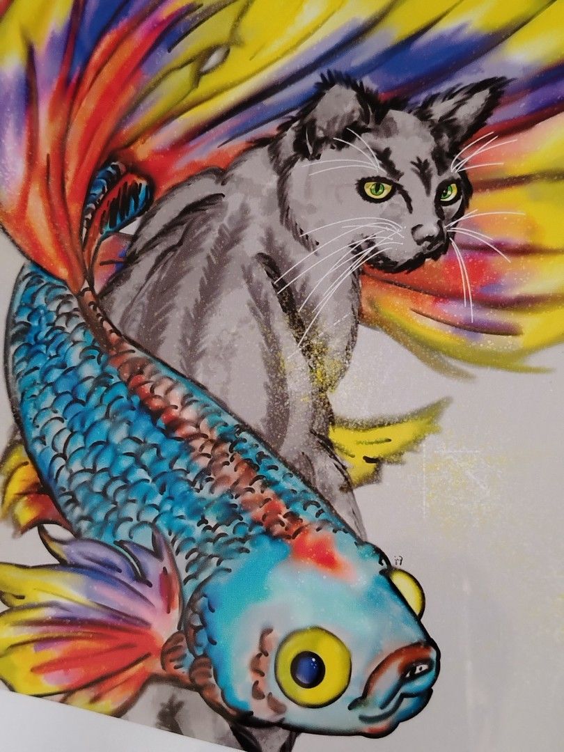 Digital painting A4 size with Frame (Category: Art & Prints) located in Valenzuela. Submitted by athena_cypress (Listing ID 1456852118, Image 2). Description: - Artwork made by me (the seller).