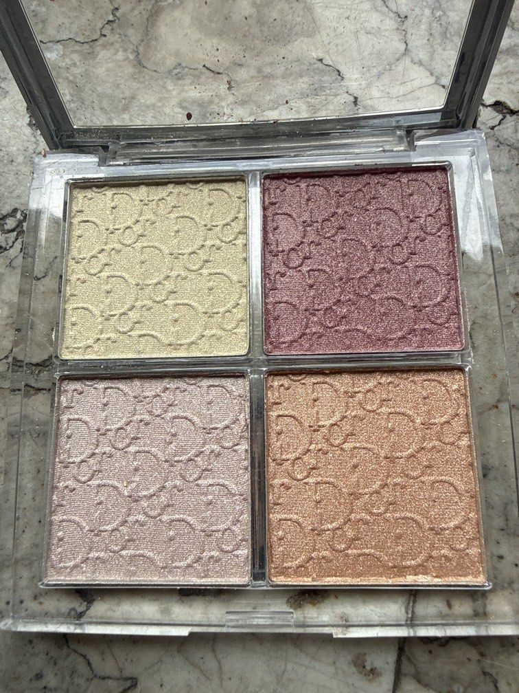 Dior Backstage Glow Face Palette - Rose Gold (Category: Makeup) located in Angeles City. Submitted by migs_font29 (Listing ID 1456923178, Image 3). Description: - Dior Backstage Glow Face Palette in Rose Gold - Includes 4 illuminating shades: Metallic Pink Gold, Shimmer Rose, Sheer Gold Pearl, Metallic Golden Peach - Perfect for highlighter and blush - Net weight: 0.35 oz.