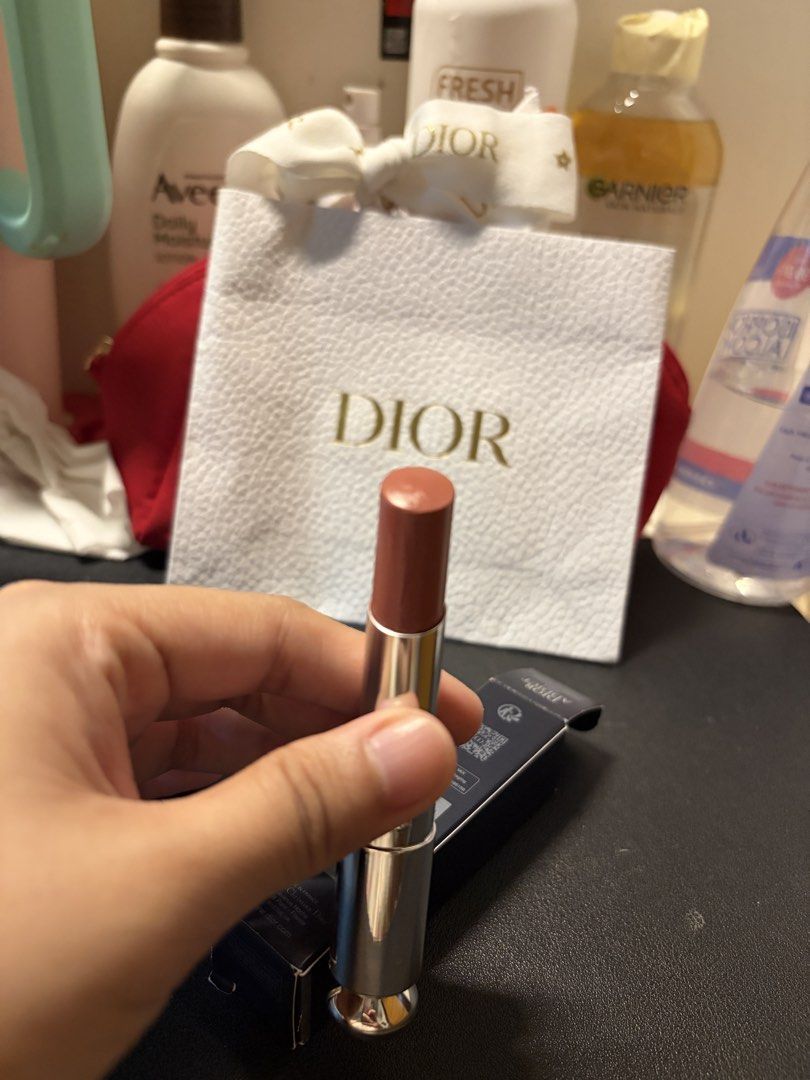 Dior Lip Addict shade 250 DIOR CHARM (Category: Makeup) located in Manila. Submitted by prlv_mnl (Listing ID 1456825829, Image 3). Description: Swatched once only, guaranteed authentic. Money back if proven fake. This product is totally new and just swatched once. No damages or anything. Fresh from spain, it was a padala but the shade is not for me. Check tiktok for the actual color, cant swatched it again so that the product would only be swatch