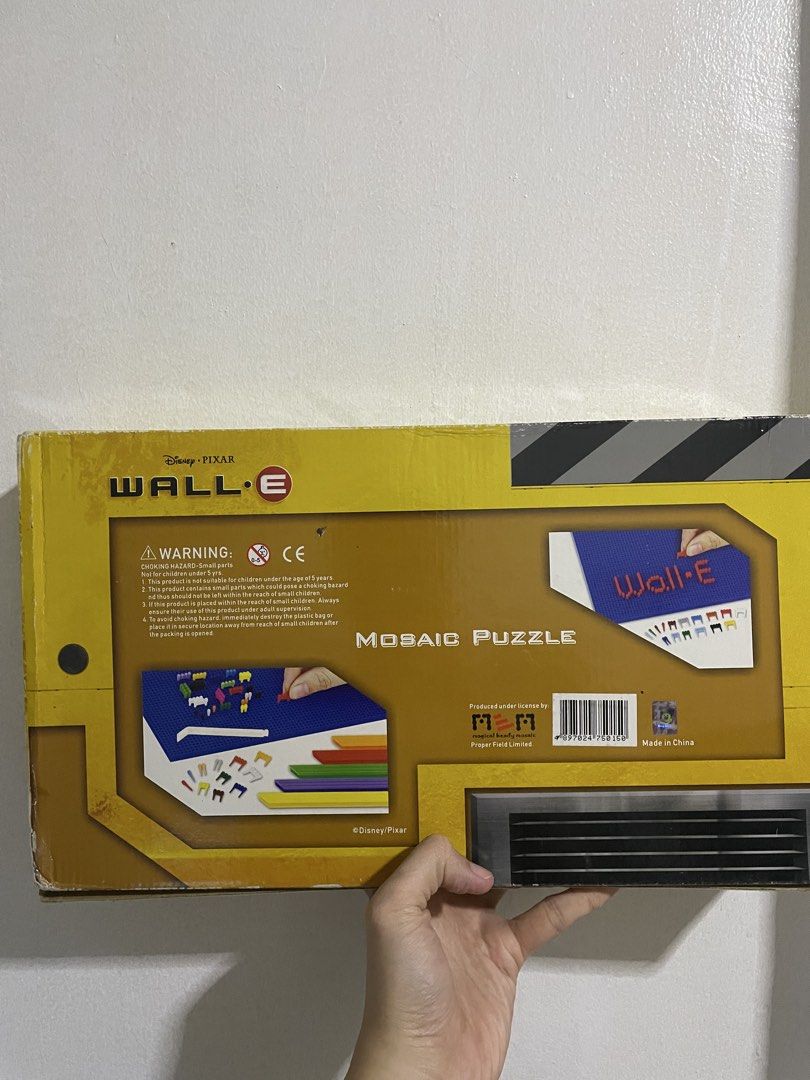 Disney Wall E Puzzle Frame (Category: Frames & Pictures) located in Quezon City. Submitted by logic31 (Listing ID 1456952768, Image 2). Description: Wall E Frame Puzzle - As is Kayo na lang po mag bubuo - it looks complete naman, wala na po ako ginalaw. Quezon City area Lalamove within Metro Manila JNT courier if outside Metro Manila.