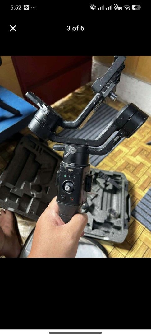 DJI Ronin SC Gimbal Stabilizer with Case (Category: Gimbals & Stabilizers ) located in Caloocan City. Submitted by ynigoyumol67529 (Listing ID 1456950847, Image 3). Description: DJI RONIN SC Selling my used DJI RONIN SC camera gimbal no issue with functions all modes works fine. Issue battle scars and loose charging port. location: buting, pasig rfs: need funds.