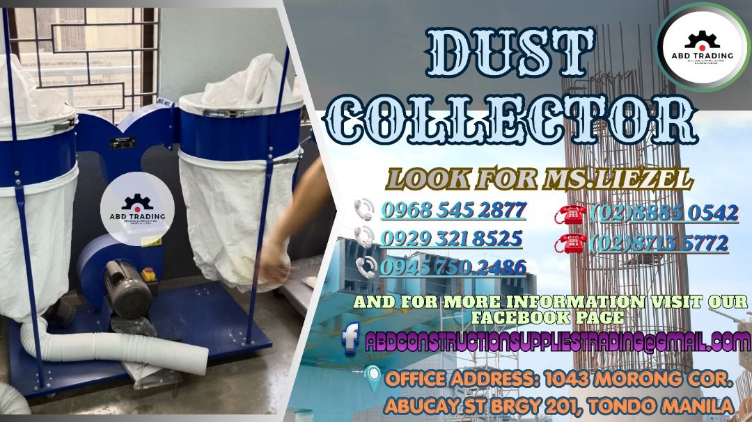 DUST COLLECTOR (Category: Construction Tools & Equipment) located in Manila. Submitted by _abdtrading (Listing ID 1456827889, Image 1). Description: .