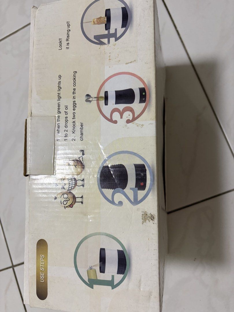 Egg master (Category: Breadmakers) located in Singapore. Submitted by milomocca (Listing ID 1456901617, Image 3). Description: Cooking egg.