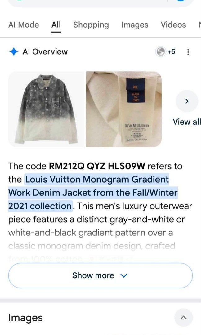 ELBEH MONOGRAM DENIM (Category: Luxury Apparel) located in Navotas City. Submitted by DalVintage (Listing ID 1456945264, Image 2). Description: ELBEH MONOGRAM DENIM SMALL 20 x 26 As new 4500.