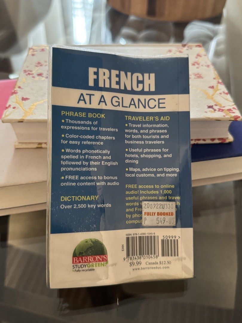 French dictionary (Category: Textbooks) located in San Juan City. Submitted by sageberries (Listing ID 1456804279, Image 2). Description: .