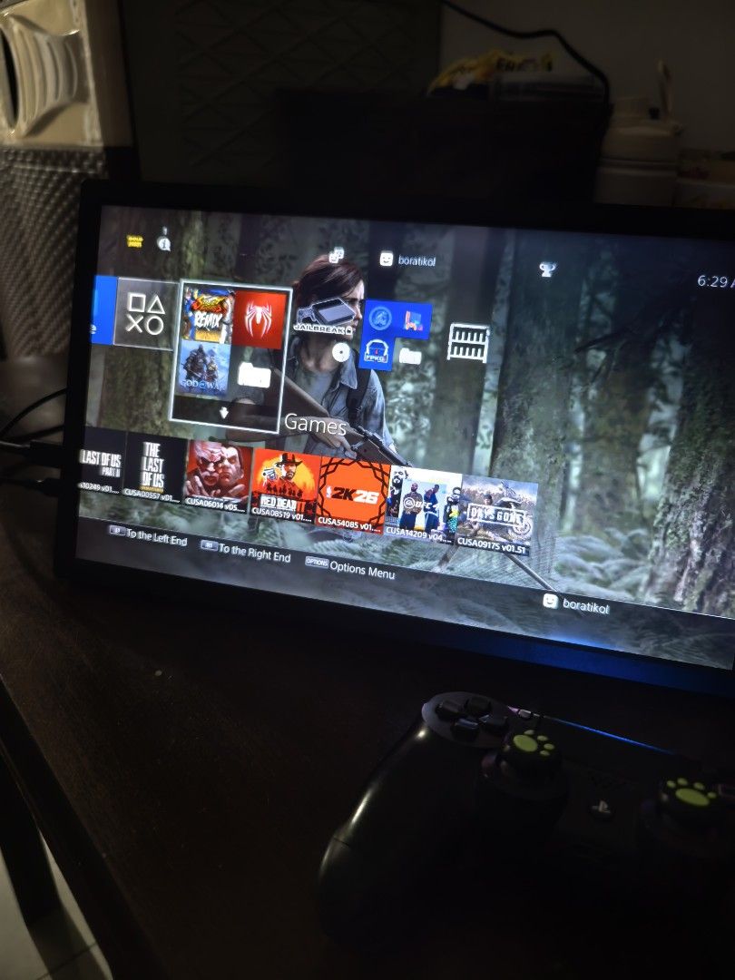 Fs Ps4 Slim 1tb Jbreak (Category: PlayStation) located in Manila. Submitted by jello_2001 (Listing ID 1456781477, Image 2). Description: Ps4 slim Jailbreak 1tb installed games -Spiderman -God of War Ragnarok -The last of us 1 & 2 -Tekken 7 -Rdr2 -Nba 2k26 -Ufc 4 -Days Gone.