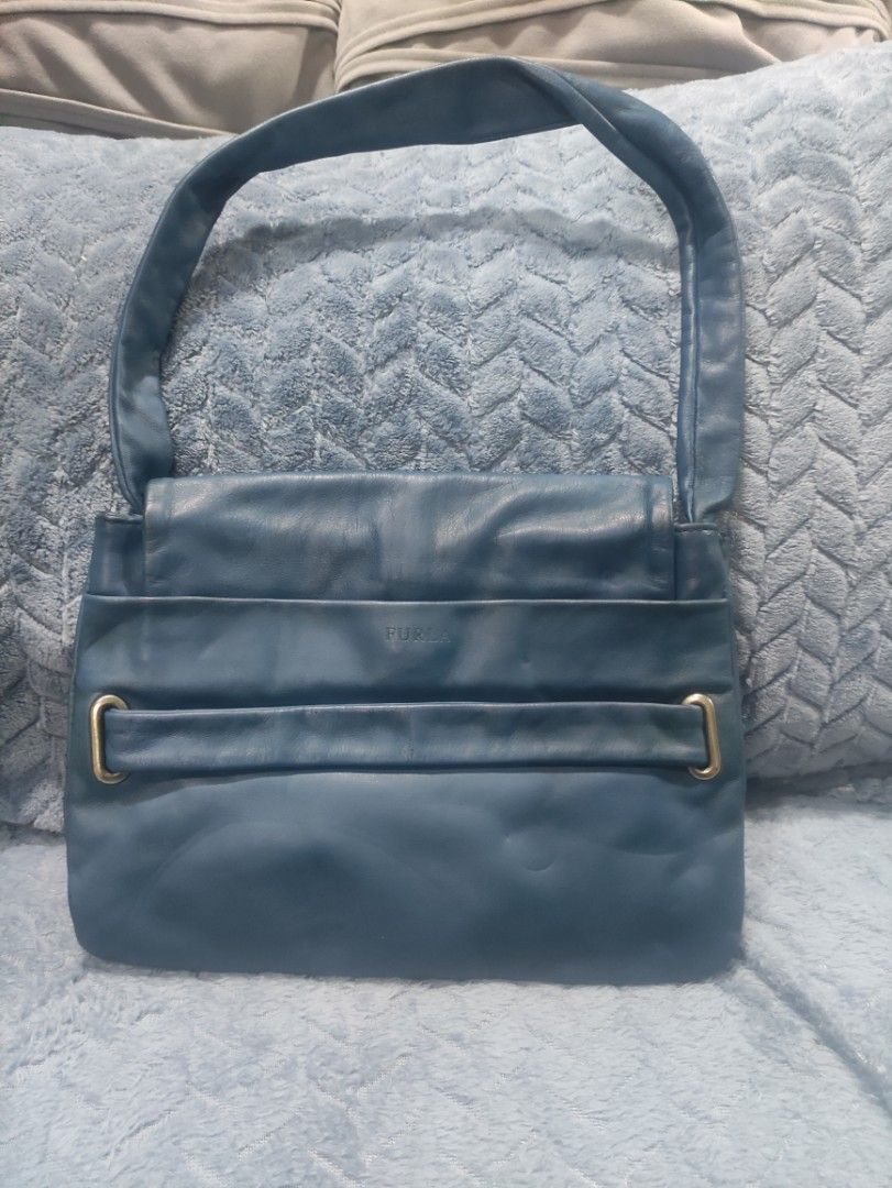 Furla Blue Leather Crossbody Bag (Category: Luxury Bags & Wallets) located in Cainta. Submitted by luxesparkle (Listing ID 1456951375, Image 2). Description: Authentic Furla Bag U.S bought .