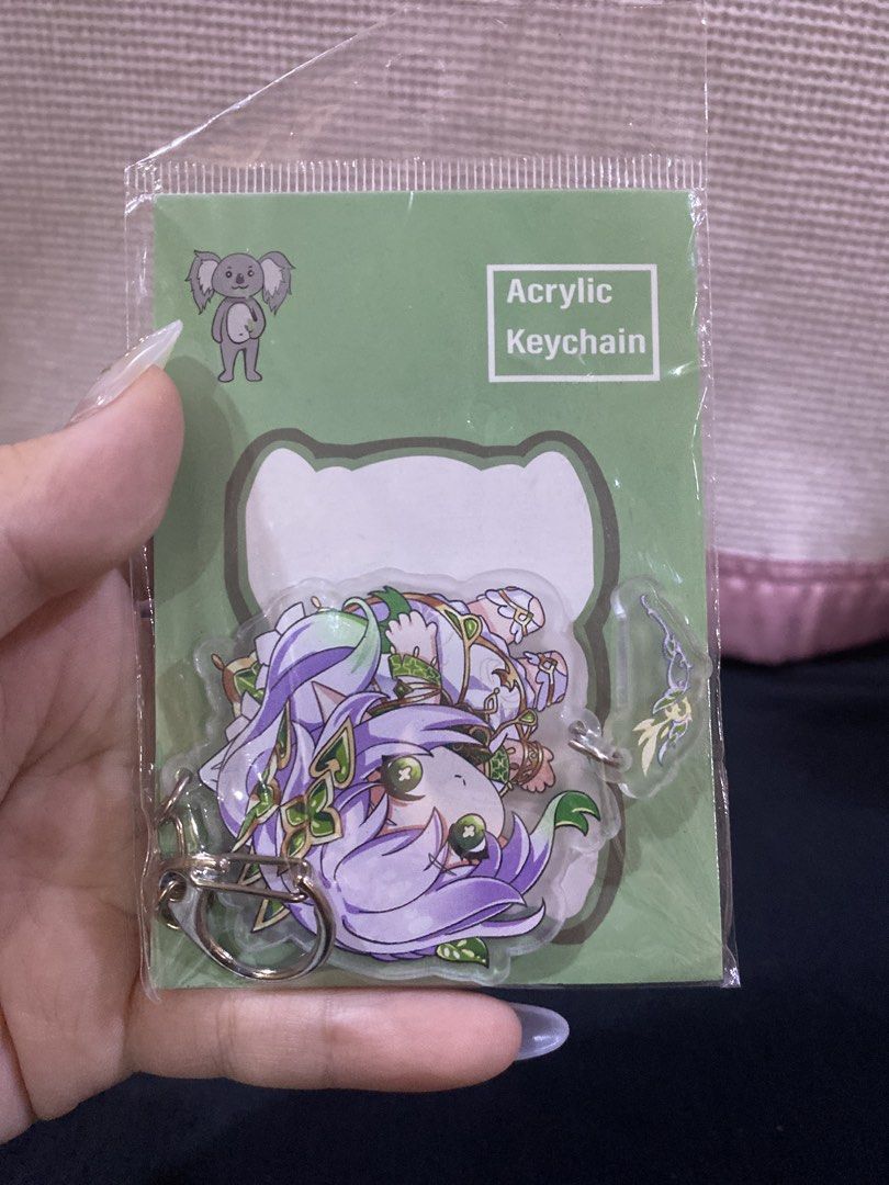 Genshin Impact Acrylic Keychains - Eula & Nahida (Category: Character Goods) located in Manila. Submitted by shudashi (Listing ID 1456939318, Image 3). Description: Brand new never used 200 for both or 100 for 1.