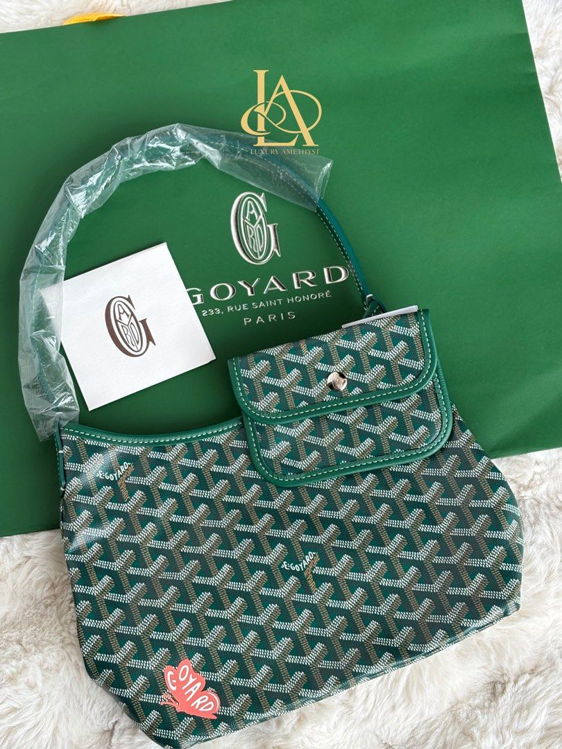 Goyard Mini Boheme Green (Category: Luxury Bags & Wallets) located in Quezon City. Submitted by luxuryamethystph (Listing ID 1456863254, Image 1). Description: Complete inclusions.