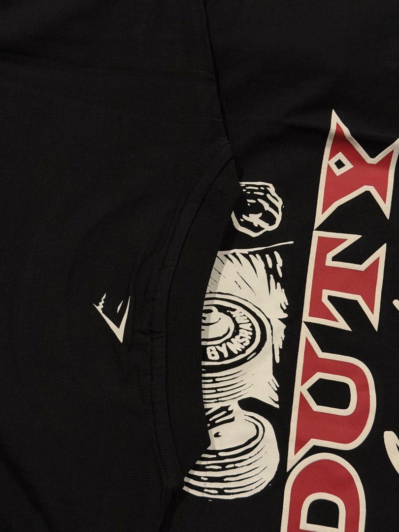 Gymshark Heavy Duty Oversized Tshirt (Category: Activewear) located in Batangas. Submitted by kladerpop (Listing ID 1456952996, Image 2). Description: Heavy Duty Bro Graphic T-Shirt - GS Black Size - XS (Oversized Fit) ₱2,330 Size: 22x19.5x28 .