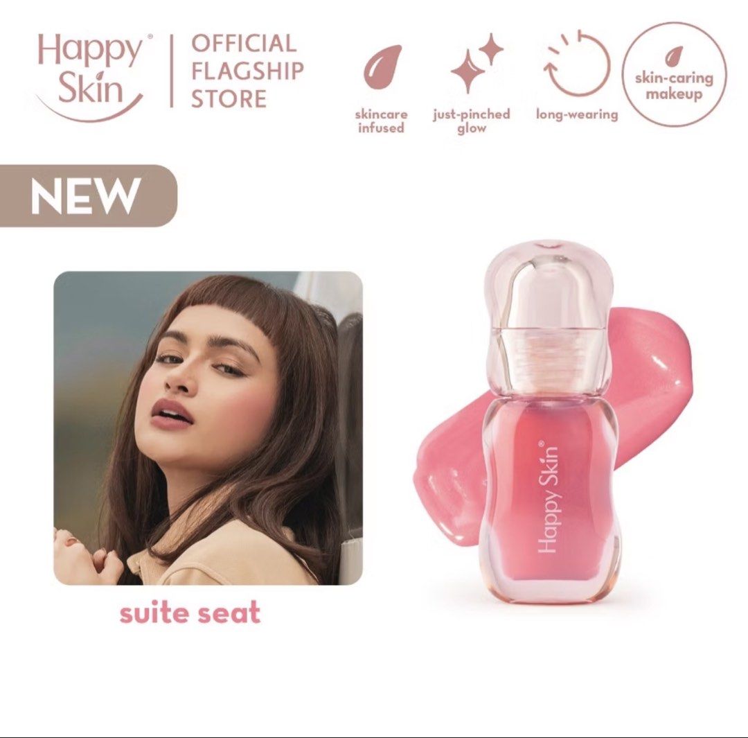 Happy Skin Cloud Flush Liquid Blush - Suite Seat (Category: Makeup) located in Navotas City. Submitted by kathyp10 (Listing ID 1456923367, Image 2). Description: - Brand: Happy Skin - Product: Cloud Flush Liquid Blush - Shade: Suite Seat - Formula: Lightweight liquid - Finish: Natural, radiant flush -Price negotiable for sure buyers MOP: Gcash, GoTyme MOD: Lalamove, J&T .