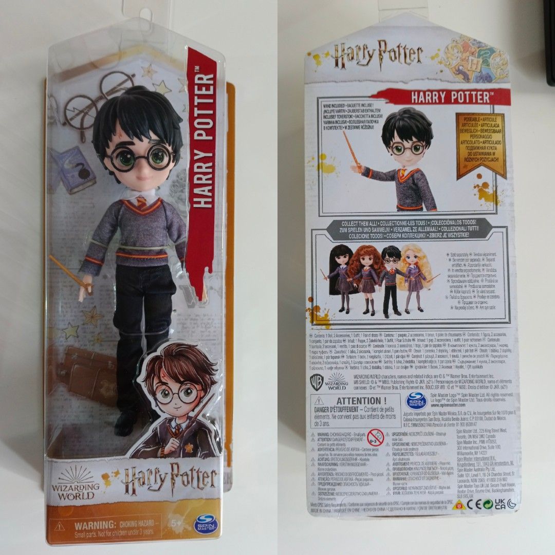 Harry Potter Wizarding World Spin Master (Category: Figurines & Statues) located in Pasig City. Submitted by Iris_g (Listing ID 1456837479, Image 1). Description: 🪄Harry Potter Doll 8 inches Wizarding World Spin Master 🪄Php 750 ✅ Authentic ✅ New 🚚 Grab, Lalamove 💸 Gcash 📍Mandaluyong, Pasig.