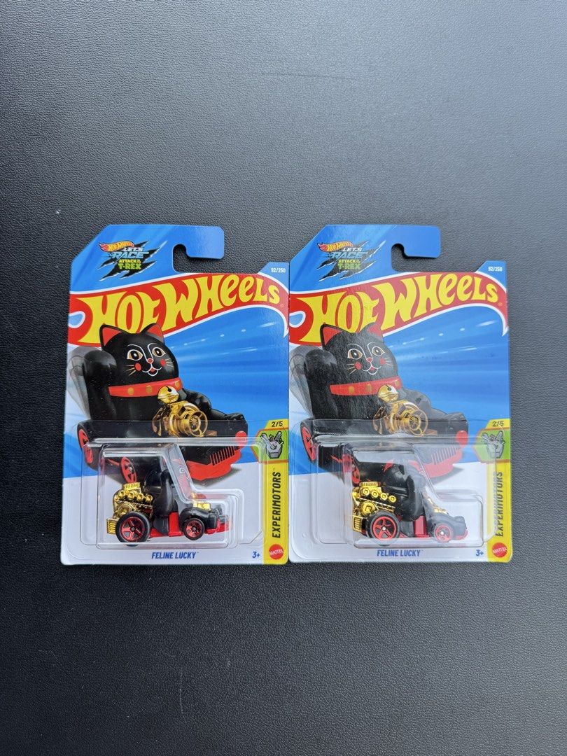Hotwheels Feline Lucky Black (Category: Vehicle & Diecast Models) located in Manila. Submitted by altan16 (Listing ID 1456805161, Image 1). Description: Php 320 each.