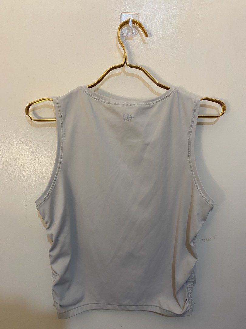 HQ tank top (pastel-gray) ruched side (Category: Activewear) located in Baguio. Submitted by affordaprice_2600baguio (Listing ID 1456880244, Image 3). Description: .