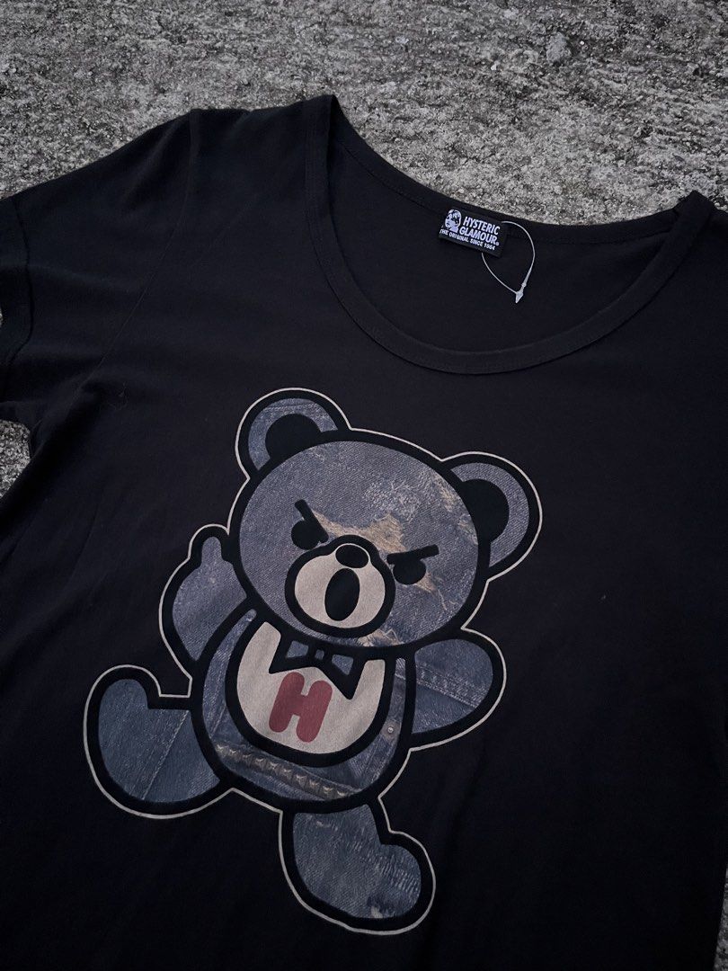 Hysteric Glamour - Denim Patch Bear - Dress (Category: Dresses) located in Quezon. Submitted by _sortofgoodsph (Listing ID 1456880518, Image 3). Description: Hysteric Glamour - Denim Patch Bear - Dress Free size Dimensions: Pit to pit - 17” Length - 33.5” Sleeve - 5.5” Shoulder - 15” Hem - 24.5” Excellent condition No issue Note: Feel free to ask questions before purchasing .