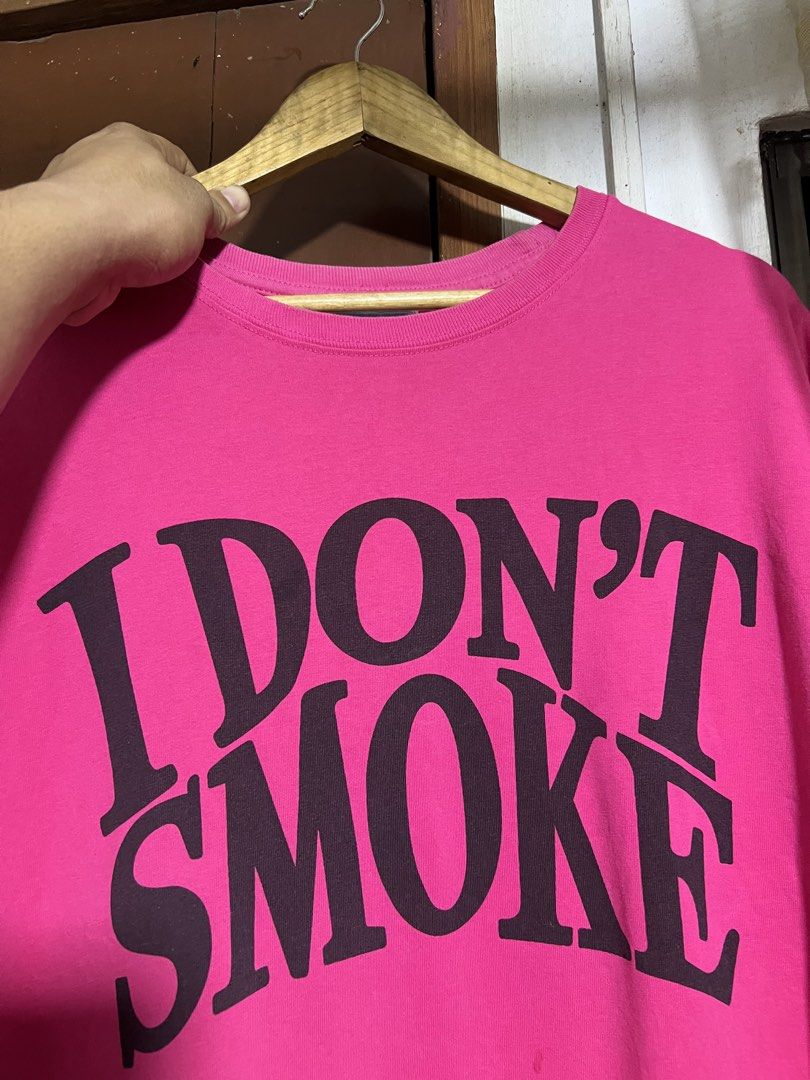 I Dont Smoke (IDS) Pink Shirt (Category: Tshirts & Polo Shirts ) located in Manila. Submitted by thriftpoint99 (Listing ID 1456802195, Image 2). Description: 22.5x29 No issue Excellent condition.