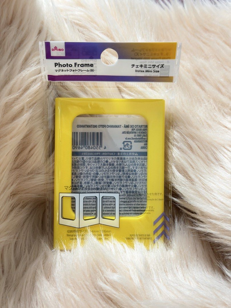 Instax Mini Photo Frame Magnet (Category: Other Photography Accessories) located in Manila. Submitted by VShoppeManila (Listing ID 1456790232, Image 3). Description: Can fit mini size photos, instax mini and photo cards Can be combined together to form a stand or can be posted on ref or any steel that can hold magnets. Limited quantities .