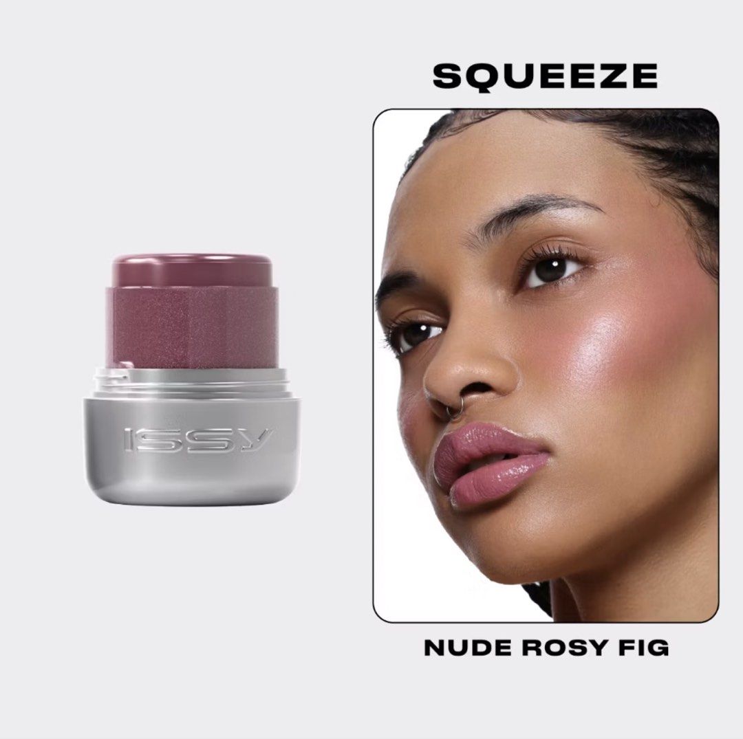 Issy Creme Juice Stick Dewy Blush - Squeeze (Category: Makeup) located in Navotas City. Submitted by kathyp10 (Listing ID 1456925316, Image 2). Description: - Brand: Issy - Product: Creme Juice Stick Dewy Blush - Shade: Squeeze (Nude Rosy Fig) - Finish: Dewy - Type: Cream blush stick -Price negotiable for sure buyers MOP: Gcash, GoTyme MOD: Lalamove, J&T.