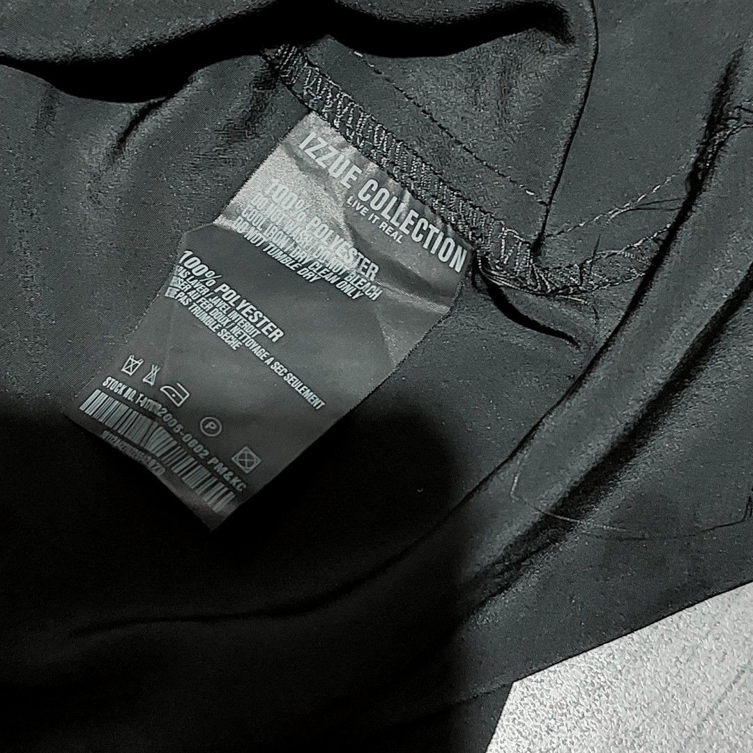 IZZUE Collection black top (Category: Blouses) located in Caloocan City. Submitted by jensapparel (Listing ID 1456781911, Image 3). Description: no issue, flaws good condition 100% polyester.