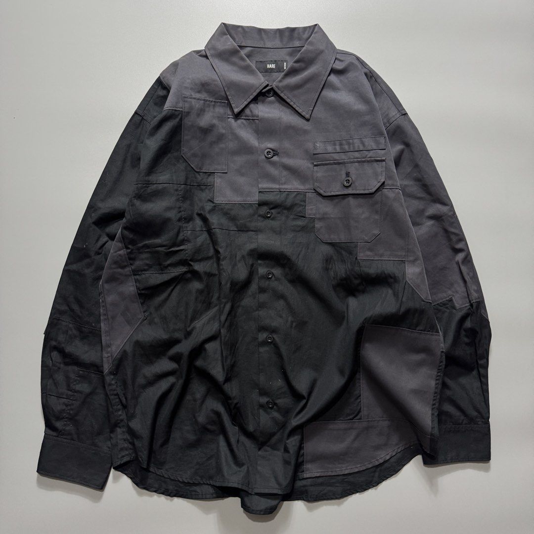 Japanese CDG HARE Patchwork Long Sleeve Shirt Medium (Category: Tshirts & Polo Shirts ) located in Santa Cruz. Submitted by bigsteppa.tiger (Listing ID 1456936845, Image 1). Description: HARE Japanese Patchwork Jacket Great condition Width – 24 Length – 29.