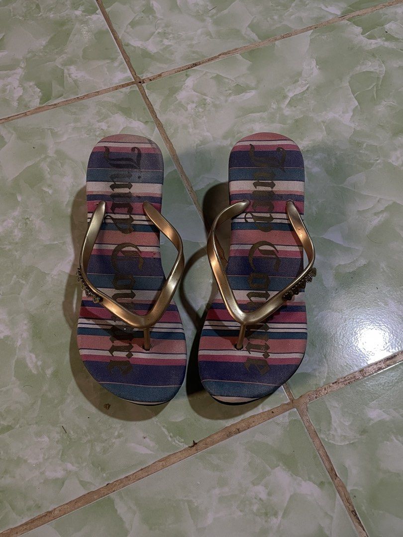 JUICY COUTURE SANDALS (Category: Sandals) located in Cagayan de Oro. Submitted by patrickjam03829 (Listing ID 1456797868, Image 2). Description: size 8 2inch heel goood condition .
