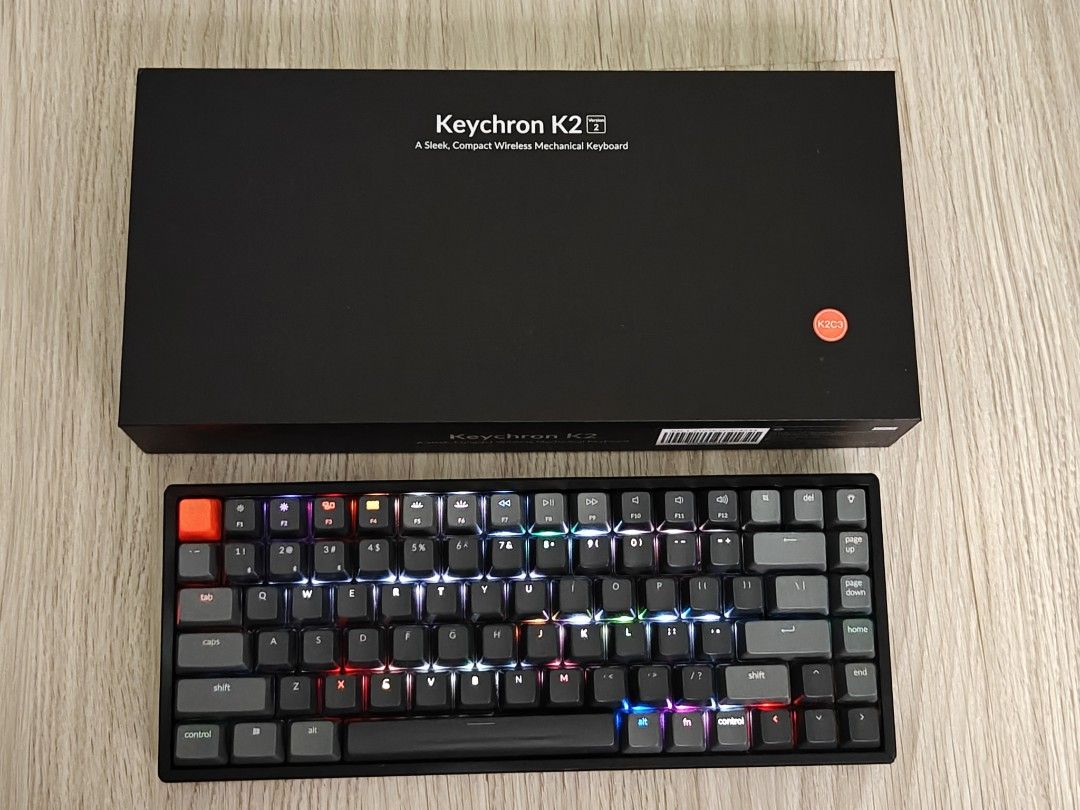 Keychron K2 Wireless Mechanical Keyboard (Category: Computer Keyboard) located in Pulilan. Submitted by melrosejoson (Listing ID 1456953864, Image 3). Description: ⌨️ FOR SALE: Keychron K2 RGB Wireless Mechanical Keyboard 💰 ₱3,300 — A bit negotiable • Brown Switches • RGB Backlight • Wireless & Wired • Bluetooth • USB-C • Mac & Windows compatible • 75% compact layout 💵 Original price: ₱4,740 📌 RFS: Bought another keyboard as an upgrade ✨ Good 