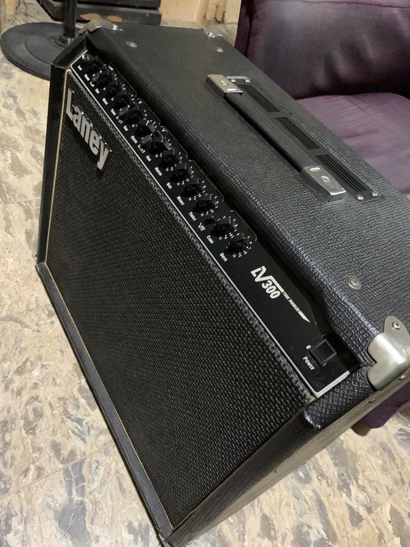 Laney LV300 112 Celestion Seventy 80 Amp (Category: Soundbars, Speakers & Amplifiers) located in Manila. Submitted by jam.lionheart (Listing ID 1453544199, Image 2). Description: Specs Amplifier Type: Hybrid (Tube Fusion Technology). Preamp Section: 1 x ECC83 / 12AX7 tube to add warmth and dynamic response. Power Output: 120 Watts RMS.Speaker Configuration: 1 x 12" Celestion Seventy 80 (80W power rating, 8 Ohms). Channels: 3 channels consisting o
