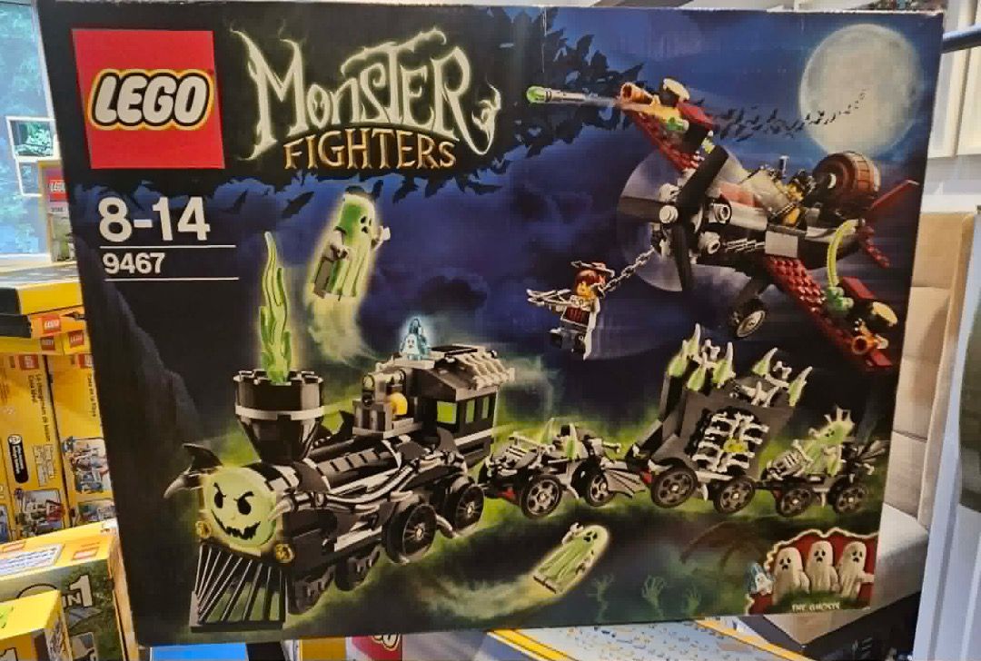 Lego Monster Fighters The Ghost Train (9467) (Category: Lego & Building Sets) located in Marikina City. Submitted by red.brick.store.ph (Listing ID 1456931111, Image 1). Description: I'm selling the Lego Monster Fighters The Ghost Train (9467). The item is brand new, sealed, and original. Box has some crease due to storage but still sealed. Price: PhP 12,500 Item Location: Marikina City Methods of Payment Accepted: Online bank transfer (BPI), G-c
