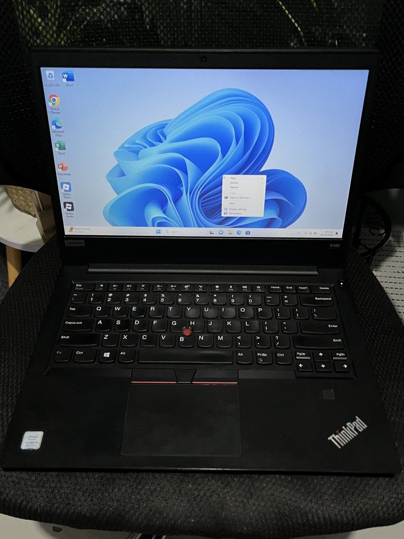 Lenovo Thinkpa E480 i5 8th gen (Category: Laptops & Notebooks) located in Mandaluyong City. Submitted by gentleturtle_f28a5c (Listing ID 1456790556, Image 1). Description: Quick specs Intel i5 8th gen 8gb Ram 256gb SSD Intel UHD Graphics Windows 11 pro Ms office lifetime access NO issue all working ₱9,800 Pasig/Mandaluyong Meet up .