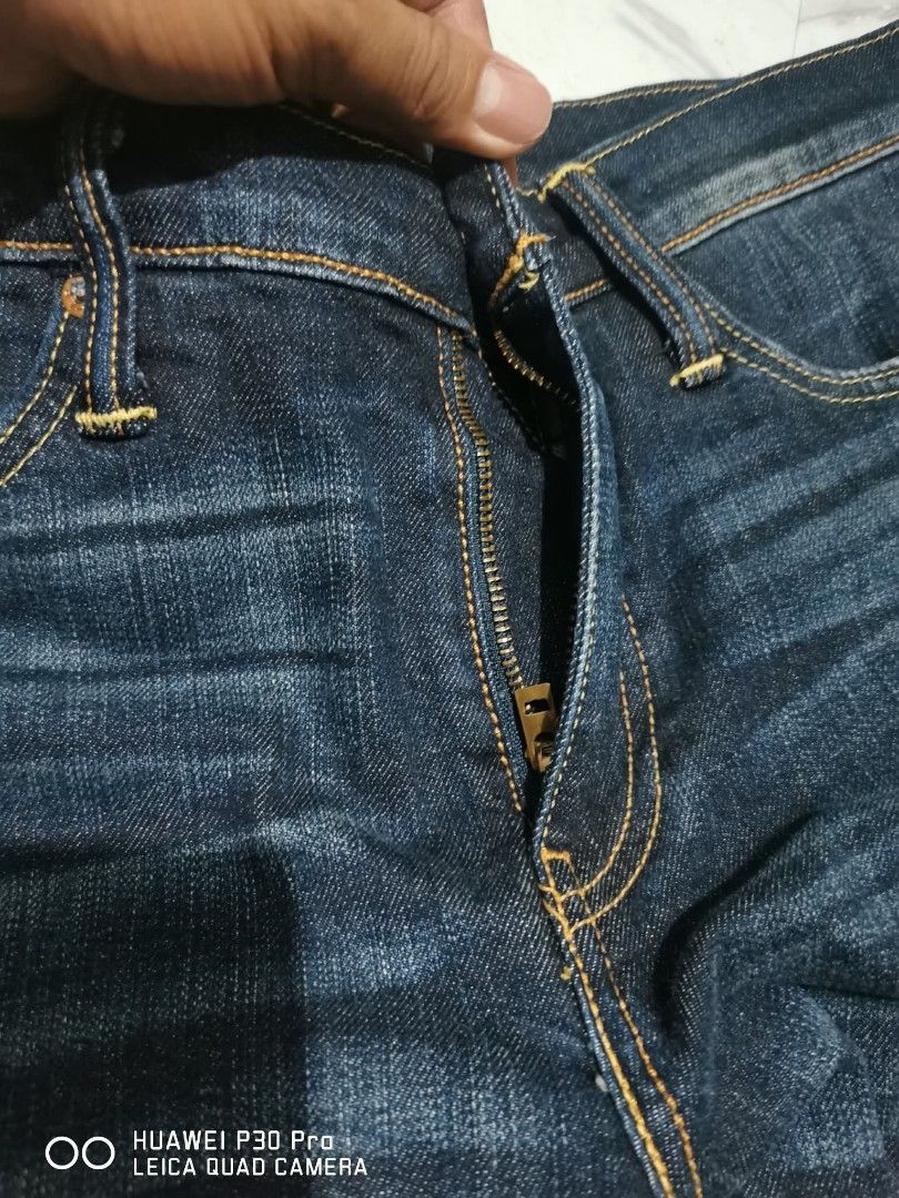Levi's 510 Jeans W30 Dark Wash (Category: Jeans) located in Makati City. Submitted by relianzmae57131 (Listing ID 1456895658, Image 1). Description: - Classic dark wash Levi's 510 jeans - Size: W30 - Ideal for everyday wear - Made with durable, quality denim - A versatile staple for any wardrobe - Please check photos for detailed condition issue altered length 32 inches total.