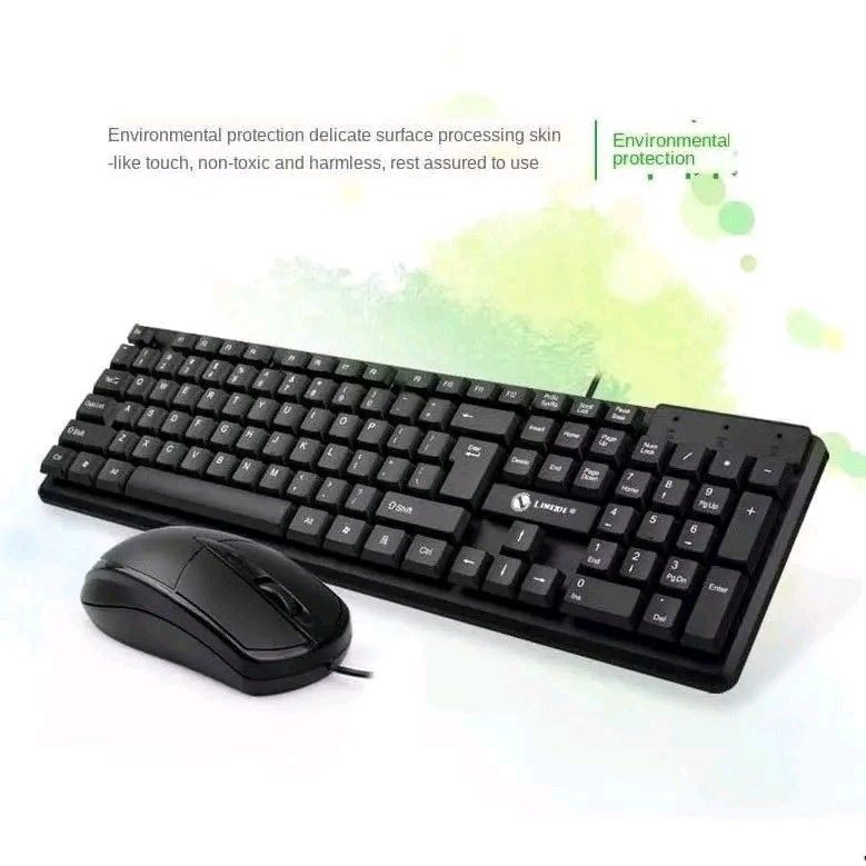 LIMIDE T15 USB Wired Keyboard Mouse Set (Category: Computer Keyboard) located in Manila. Submitted by marvieobordo (Listing ID 1456935792, Image 3). Description: - LIMIDE T15 USB Wired Keyboard and Mouse Set - Double layer low stroke keycaps for efficient typing - Ideal for office work and gaming - Comes in original packaging.