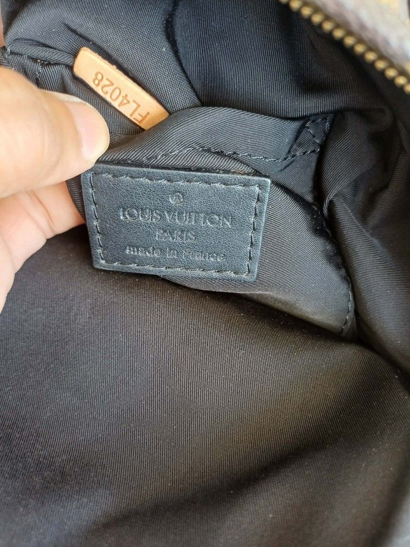 Louis Vuitton Monogram Canvas Backpack (Category: Luxury Bags & Wallets) located in Bay. Submitted by silverhorse-59c851 (Listing ID 1456855979, Image 3). Description: - Authentic Louis Vuitton Backpack - Classic Monogram Canvas - Made in France - Black interior lining - Leather interior label - Gold-toned zipper hardware - Ideal for everyday use.