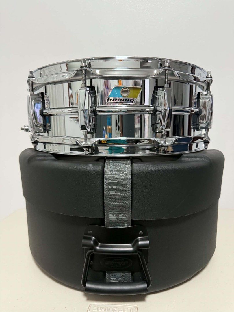 Ludwig Modern Supraphonic Snare Drum (Category: Musical Instruments) located in Angeles City. Submitted by kulthrift1738 (Listing ID 1456805776, Image 1). Description: FORSALE:Ludwig Modern Supraphonic Snare Drum The Ludwig Supraphonic is one of the most recorded and legendary snare drums in history.🔥🥁 • 🇺🇸 Made in USA • 1.7mm seamless, beaded chrome-over-aluminum shell that delivers a bright, crisp attack alongside a perfectly balanced reson