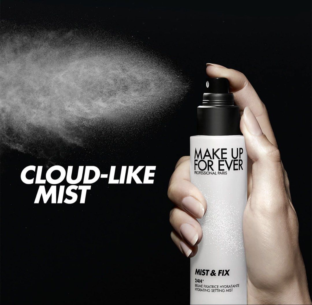 Make Up For Ever Mist & Fix Setting Spray 24 Hours Hydrating travel size (Category: Makeup) located in Quezon City. Submitted by mnl.drops (Listing ID 1415018140, Image 2). Description: ✨ MAKE UP FOR EVER Mist & Fix Setting Spray (10ml Travel Size) ✨ The ultimate 4-in-1 multi-tasking mist that hydrates, primes, sets, and refreshes your makeup in just one spray! 🌟 Product Highlights 100% Original & Authentic: Ready to ship straight from our hands