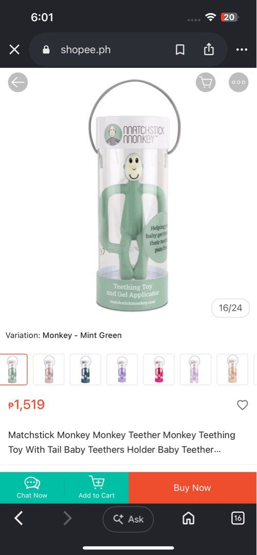 Matchstick Monkey Teethers 4pcs (Category: Infant Playtime) located in Santa Rosa. Submitted by mommy.cole.affordable.stuff (Listing ID 1456915171, Image 2). Description: .