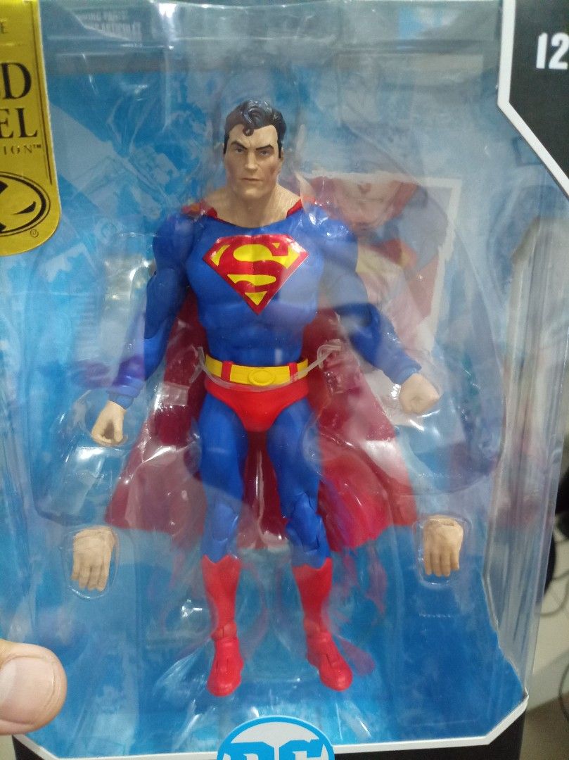 McFarlane Toys DC Multiverse Superman Action Figure (Category: Figurines & Statues) located in Quezon City. Submitted by geraldviz080383 (Listing ID 1456825129, Image 2). Description: - McFarlane Toys DC Multiverse Superman Action Figure -From the Gold Label Collection -Features Superman from Action Comics -Comes in original, unopened packaging -Figure is in excellent condition inside the box -Perfect for DC Comics and Superman collectors ****Ope