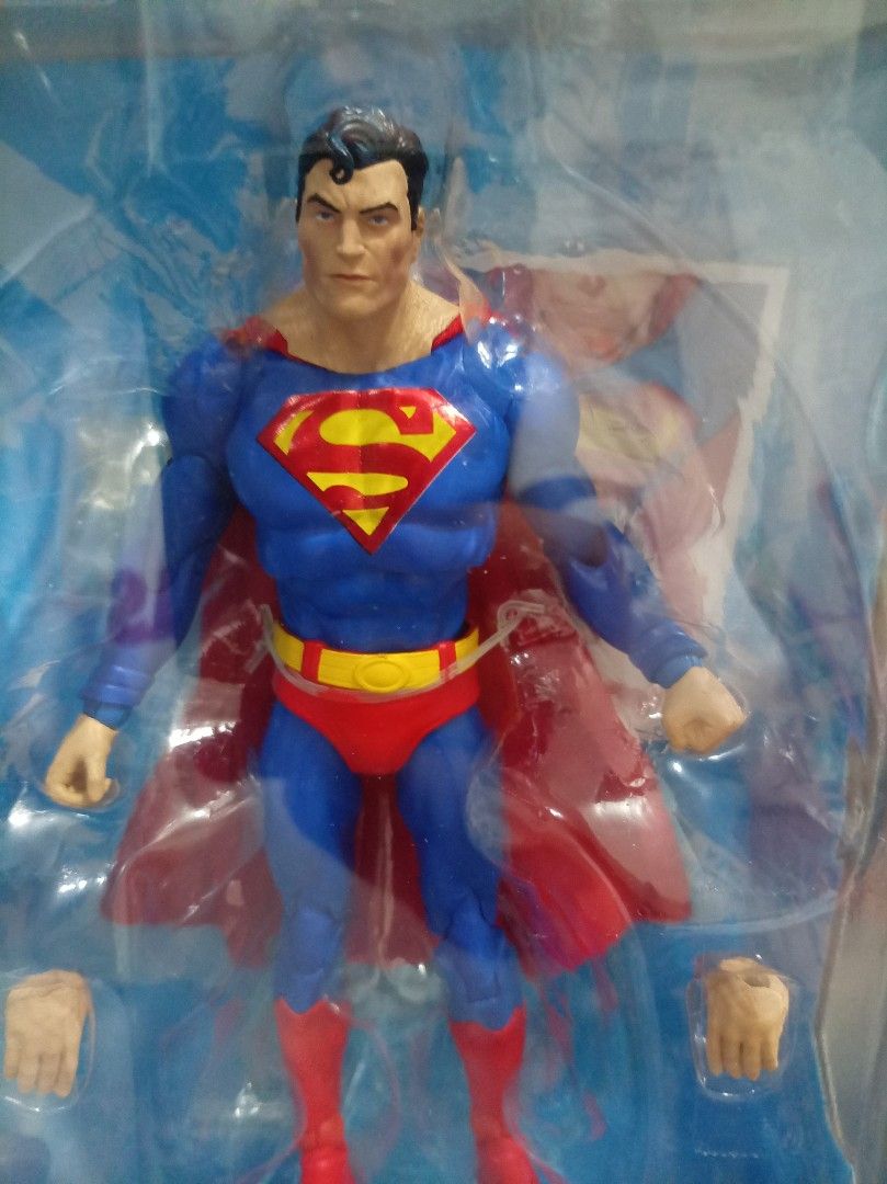 McFarlane Toys DC Multiverse Superman Action Figure (Category: Figurines & Statues) located in Quezon City. Submitted by geraldviz080383 (Listing ID 1456825129, Image 3). Description: - McFarlane Toys DC Multiverse Superman Action Figure -From the Gold Label Collection -Features Superman from Action Comics -Comes in original, unopened packaging -Figure is in excellent condition inside the box -Perfect for DC Comics and Superman collectors ****Ope