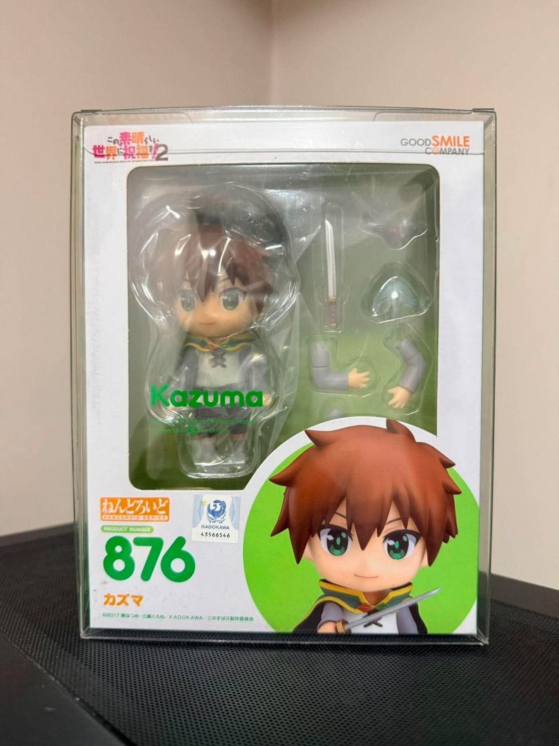 MISB Nendoroid 876 Kazuma from KonoSuba (Category: Figurines & Statues) located in Manila. Submitted by staywithreiii (Listing ID 1456885750, Image 1). Description: Nendoroid 876 Kazuma Condition: MISB and stored at a cool dry place. Bought from GeekLovePH Location: Malate, Manila MOD*: SDD (Lalamove, Grab, etc.) *Delivery fee shouldered by buyer.