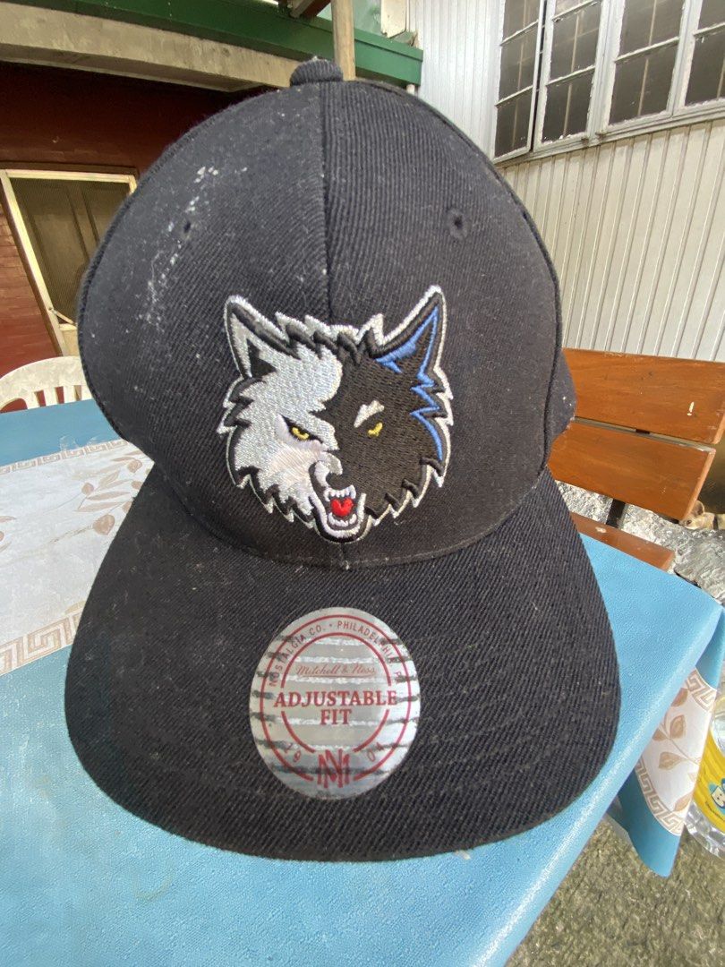 Mitchell & Ness Minnesota Timberwolves Adjustable Fit Cap (Category: Caps & Hats) located in Quezon City. Submitted by mjgaudier (Listing ID 1456830241, Image 1). Description: - Minnesota Timberwolves Cap - Brand: Mitchell & Ness - Adjustable Fit - Green Underbrim - Note: Shows some wear on the inside - Ideal for any Timberwolves fan!.