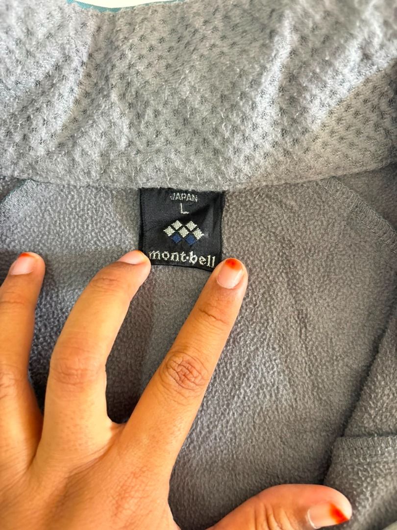 Montbell Softshell Jacket (Category: Coats, Jackets and Outerwear) located in Kulim. Submitted by casperfly_store (Listing ID 1456798565, Image 3). Description: Size on Tag : L Tag : Montbell Pit : 23 Length : 28.